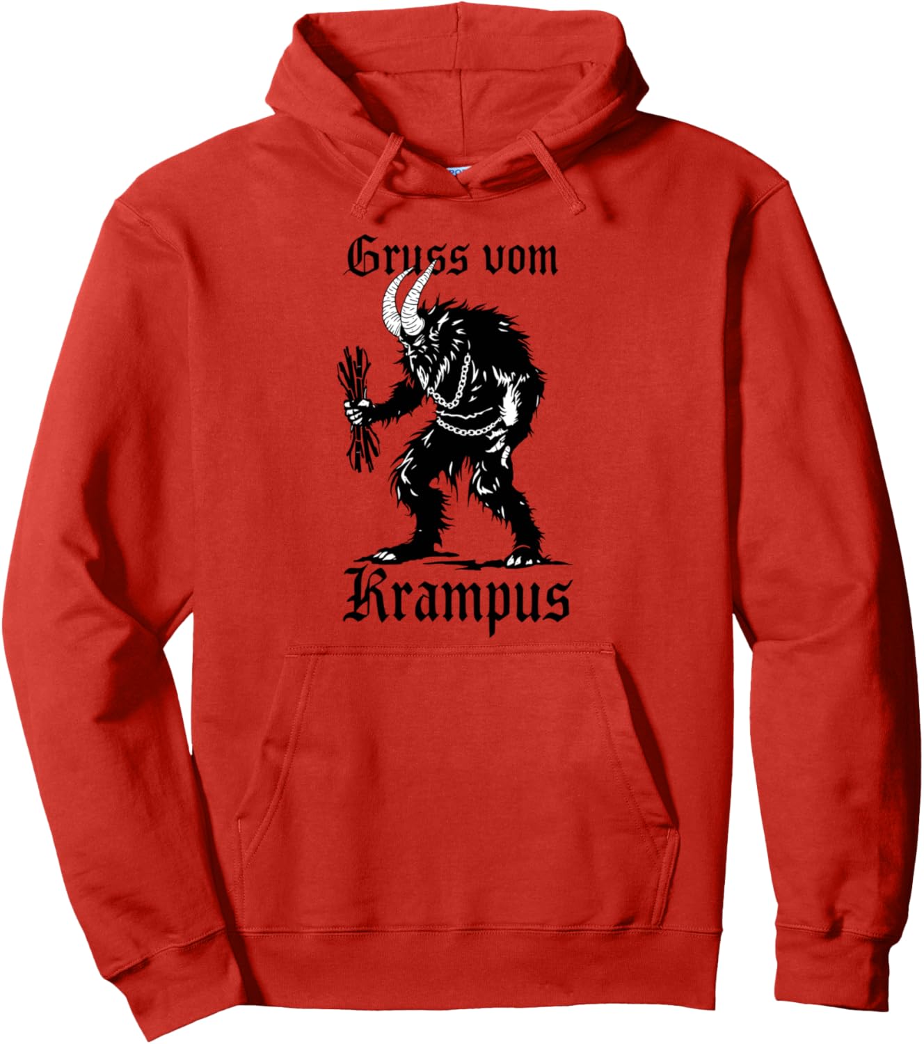 Gruss Vom Krampus Christmas Eve Naughty Kids Xmas Party Pullover Hoodie