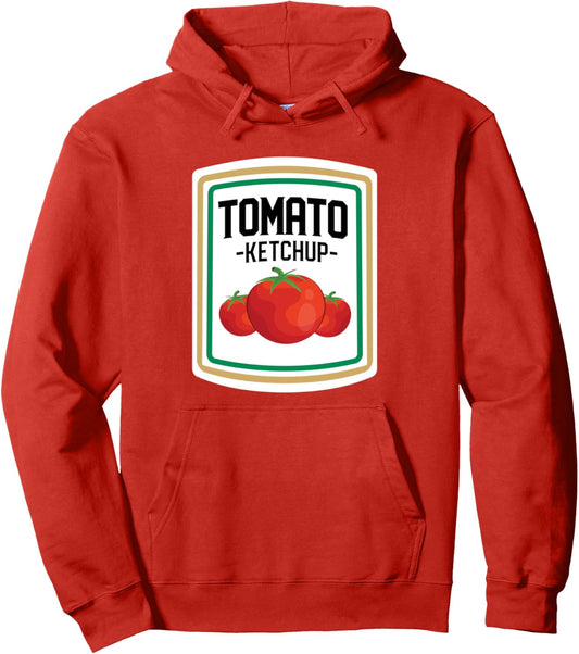 Halloween Ketchup Shirt Easy Costume Matching Group Couples Pullover Hoodie