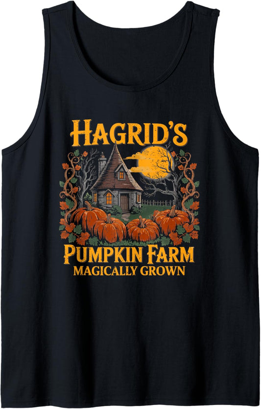 Hagrids Pumpkin Farm Spooky Season Halloween Fun Tank Top