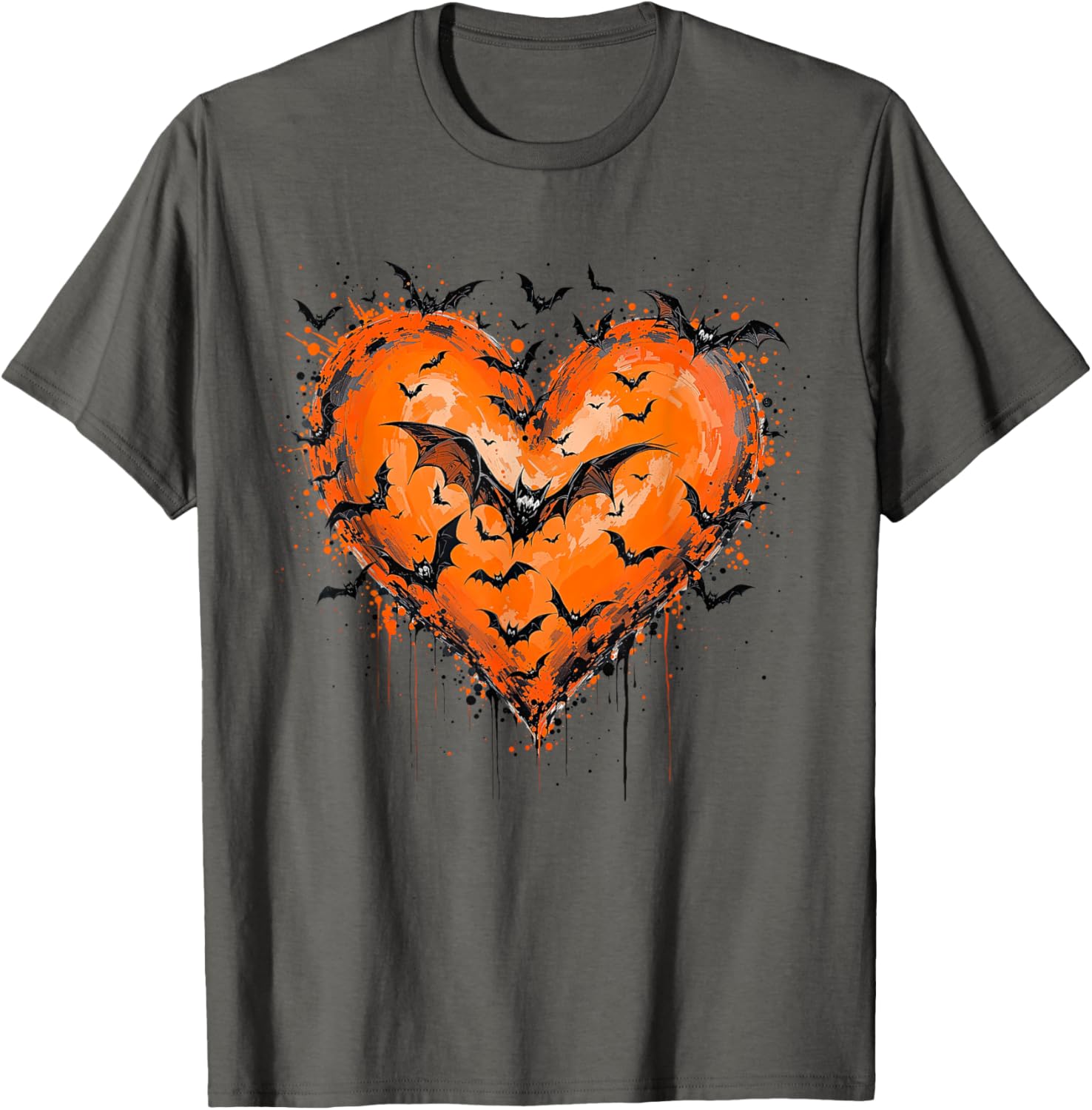 Halloween Bats Scary Night Spooky Season Horror Women Girls T-Shirt