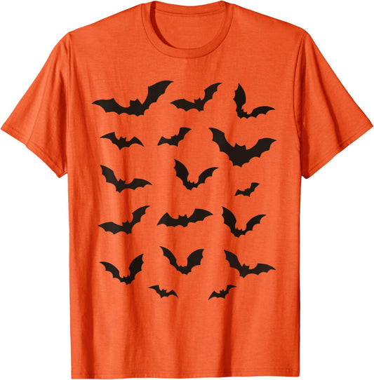Bat Halloween Costume Halloween Bats Shirt Kids Boys Girls T-Shirt