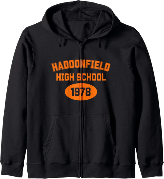 Halloween Haddonfield High School 1978 Retro Novelty Zip Hoodie