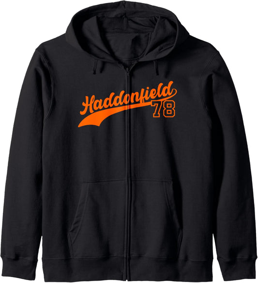 Haddonfield 78, Vintage Halloween 1978, Horror Movies Zip Hoodie