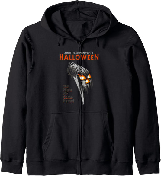 Halloween Movie Poster Zip Hoodie