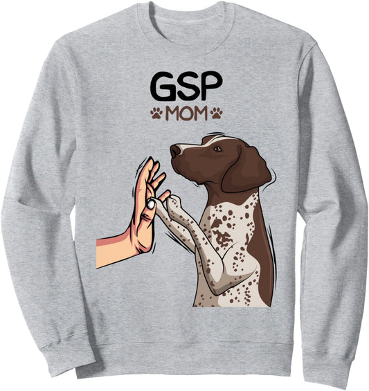 GSP Mom German Shorthaired Pointer Dog Girls Women Sweatshirt