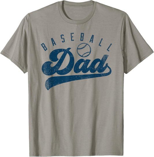 Baseball Dad Gifts Daddy Father's Day T-Shirt
