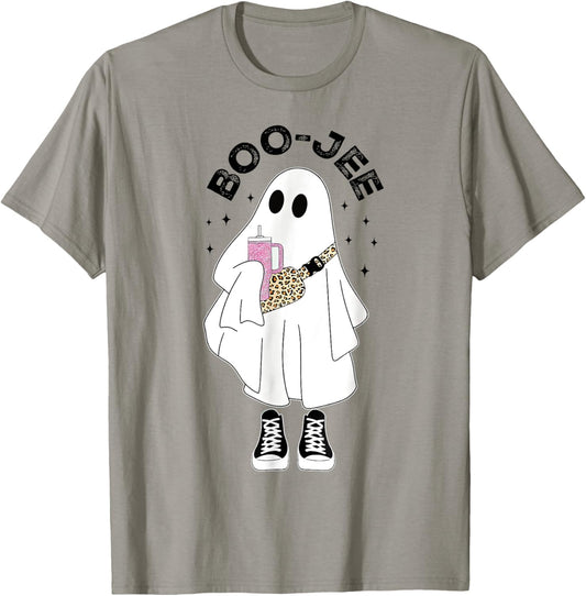 Halloween Spooky Season Cute Ghost Boujee Boo-Jee T-Shirt