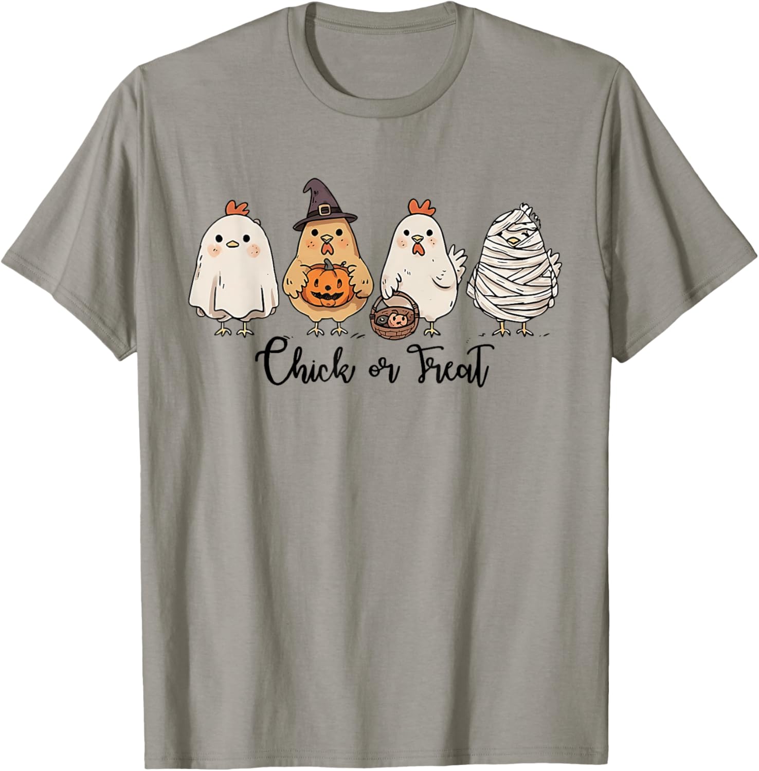 Halloween Chicken Skeleton Chick Or Treat Spooky Season T-Shirt
