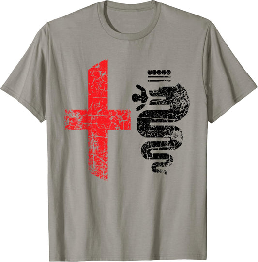 Alfa Car Drivers Stylish Grunge Logo T-Shirt