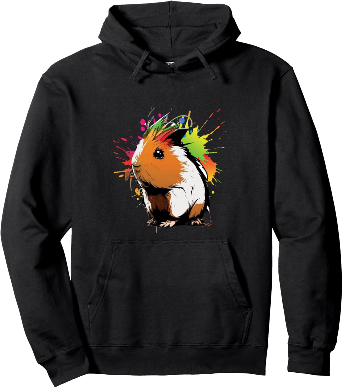 Guinea Pig Illustration Art - Rodent Animal Lover Pet Owner Pullover Hoodie