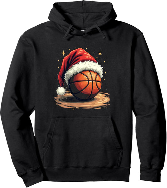 Basketball Christmas Pullover Hoodie