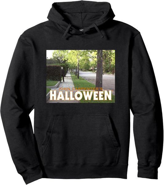 Halloween Michael Myers Behind Bush Pullover Hoodie