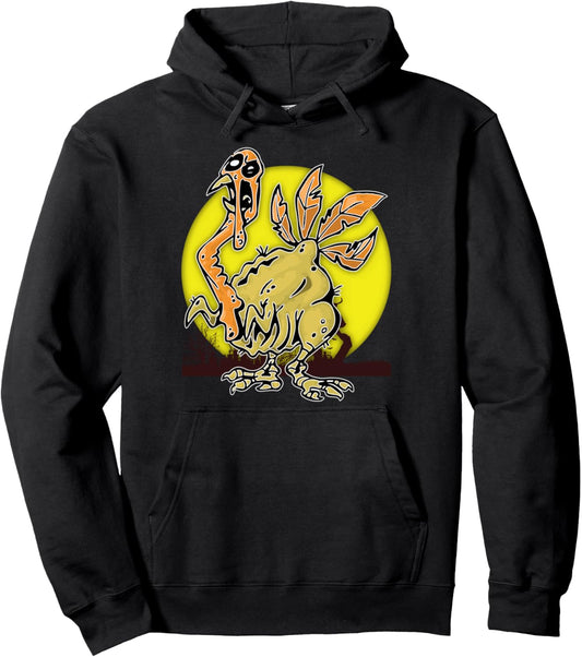 Halloween Funny Zombie Turkey Spooky Thanksgiving Pullover Hoodie