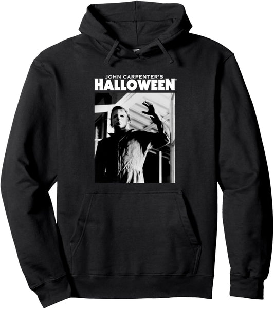 Halloween Michael Myers Enters Home Pullover Hoodie