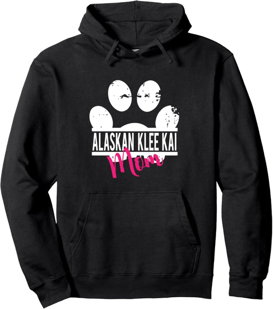 Alaskan Klee Kai Mom Hoodie Dog Pet Lover Gift For Her Pullover Hoodie