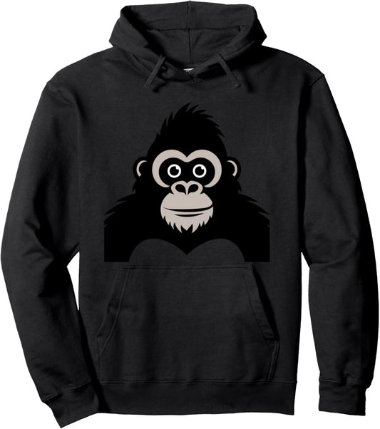 Halloween Costume Funny Monkey Gorilla Chest Suit Halloween Pullover Hoodie