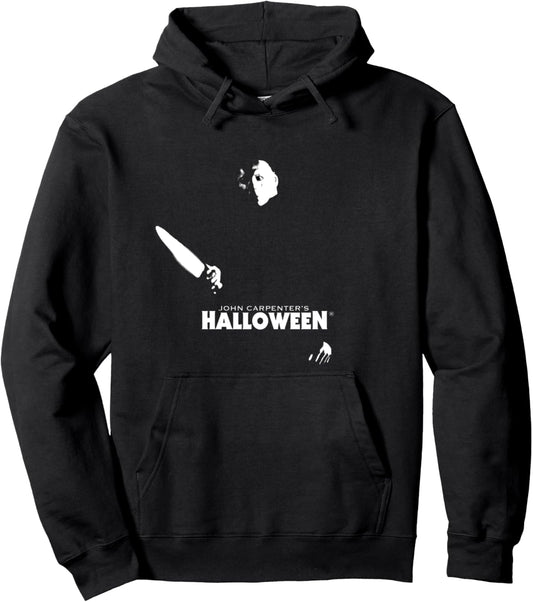 Halloween Michael Myers Silhouette In The Darkness Pullover Hoodie