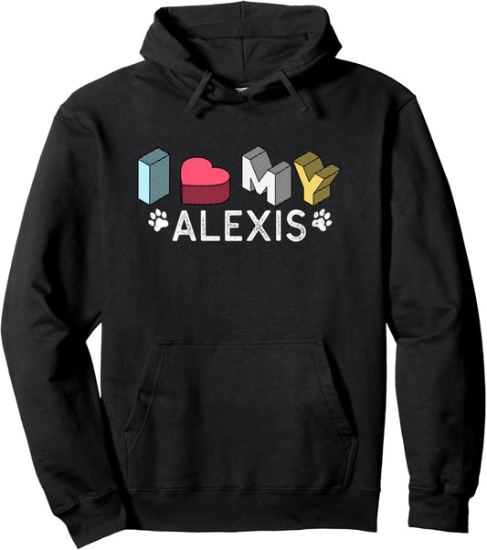 Alexis Personalized Dog Name Alexis Pet Lover Pullover Hoodie