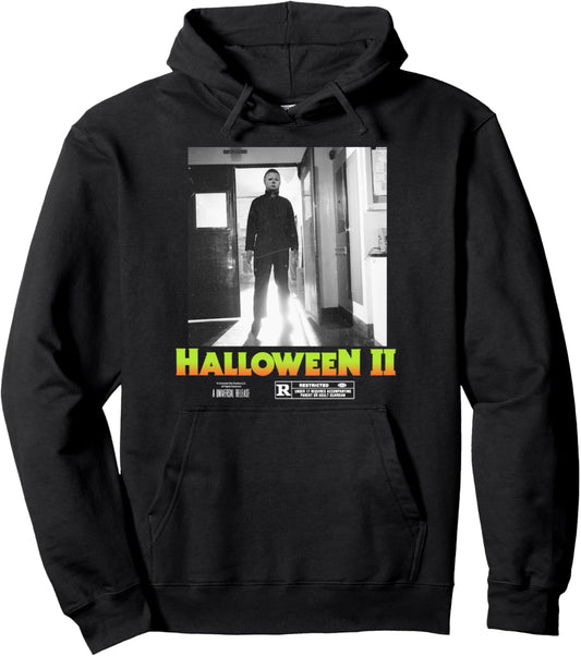 Halloween 2 Michael Myers Doorway Portrait Poster Pullover Hoodie