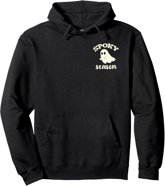 Halloween Ghost Spooky Season Costume Men Women Kids Pullover Hoodie