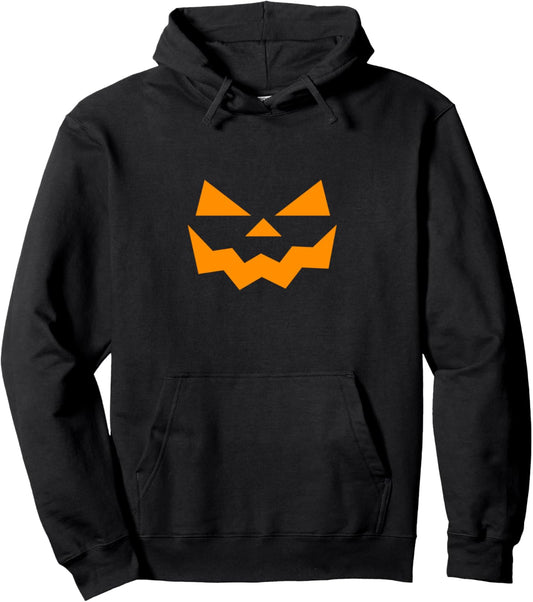 Halloween Pumpkin Face Jack-O'-Lantern For Women, Men, Kids Pullover Hoodie