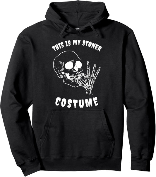 Halloween 2021 Marijuana Funny 420 This Is My Stoner Costume Pullover Hoodie
