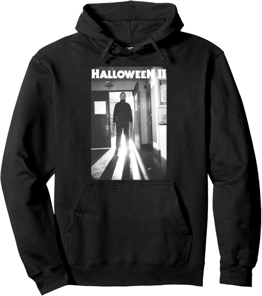 Halloween 2 Michael Myers Faded Poster Pullover Hoodie