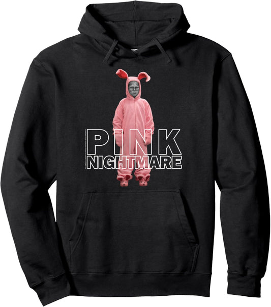 A Christmas Story Ralphie Pink Nightmare Portrait Pullover Hoodie