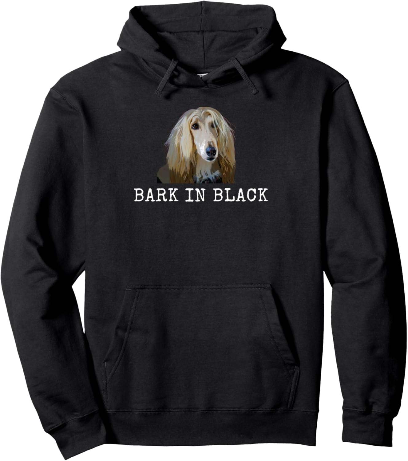 Bark In Black Funny Dog Dad and Dog Mom Pullover Hoodie