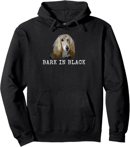 Bark In Black Funny Dog Dad and Dog Mom Pullover Hoodie