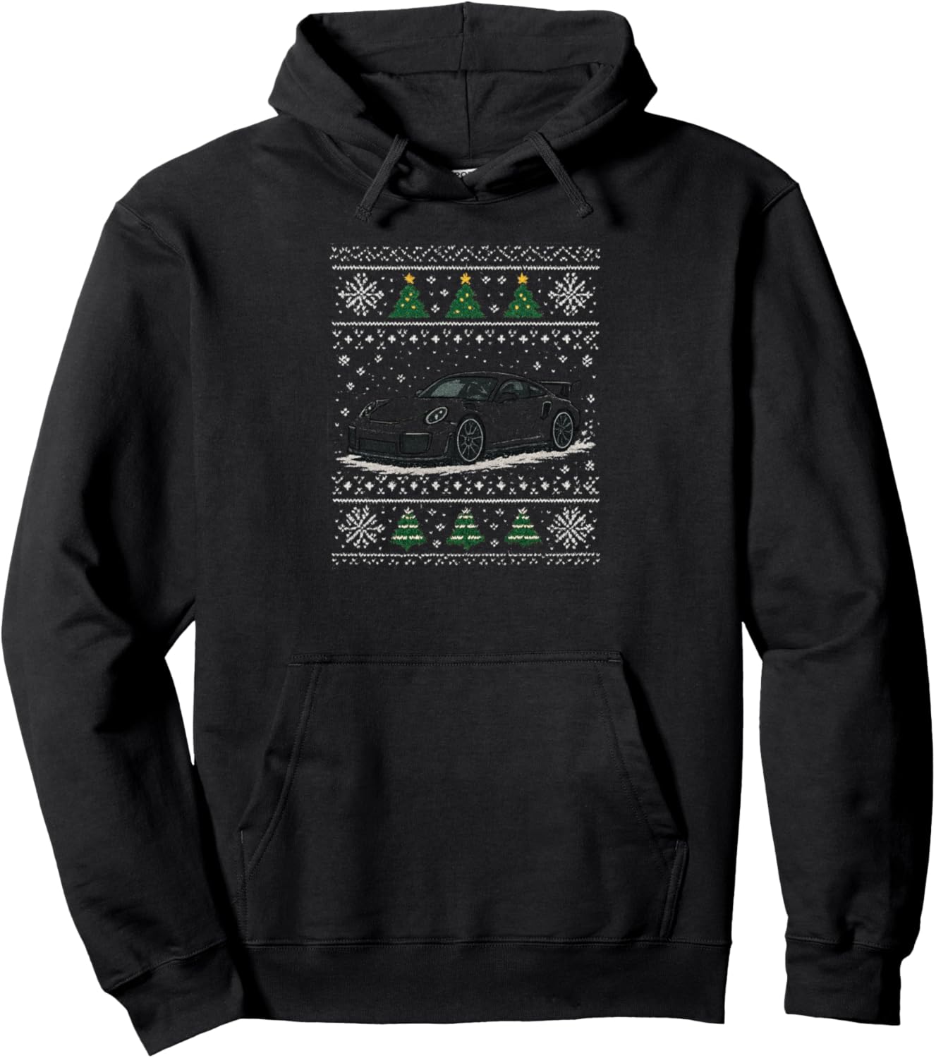 GT2 RS German Sports Car Ugly Christmas Sweater Pullover Hoodie