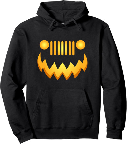 4 X 4 Off Road Lovers Halloween Special OffRoading Pumpkin Pullover Hoodie
