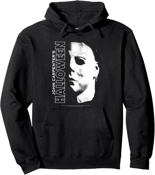 Halloween Michael Myers Large Face Pullover Hoodie