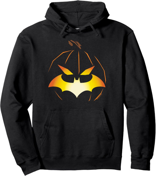 Batman Halloween Jack o' Bat Pullover Hoodie Pullover Hoodie