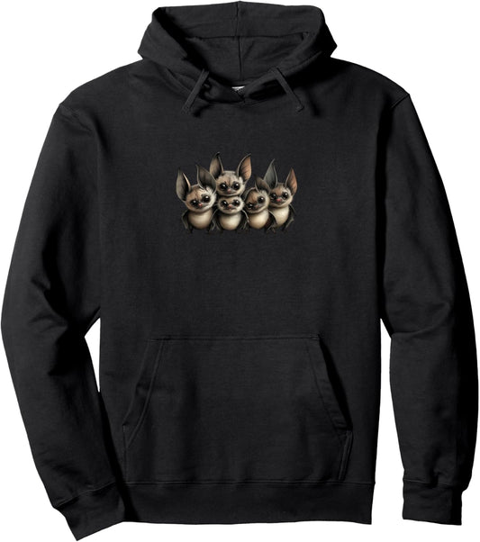Halloween Bats Pullover Hoodie