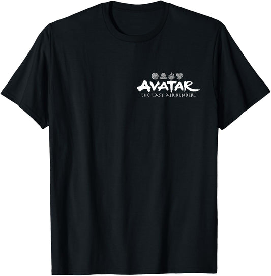 Avatar The Last Airbender Zuko With Flames In Circle T-Shirt
