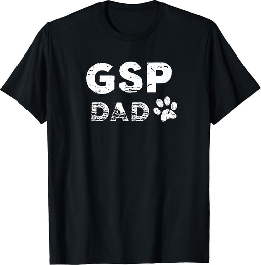 GSP German Short Haired Pointer Dog Dad T-Shirt