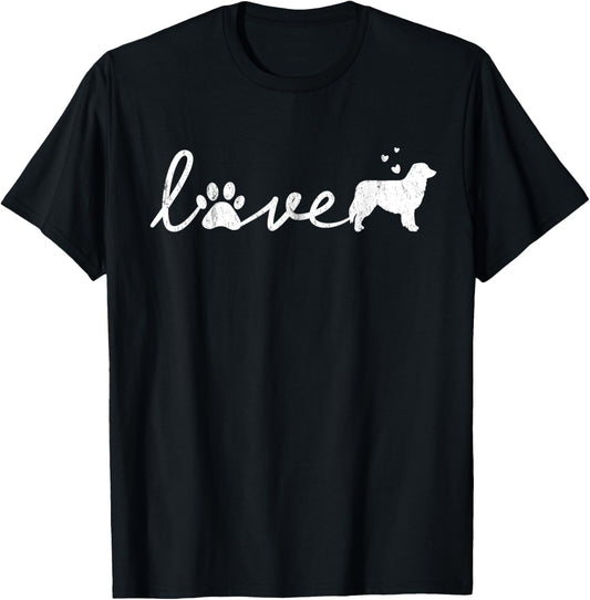Australian Shepherd Dog Aussie Mama Dad Dog Love Pet T-Shirt for Men Women Kids