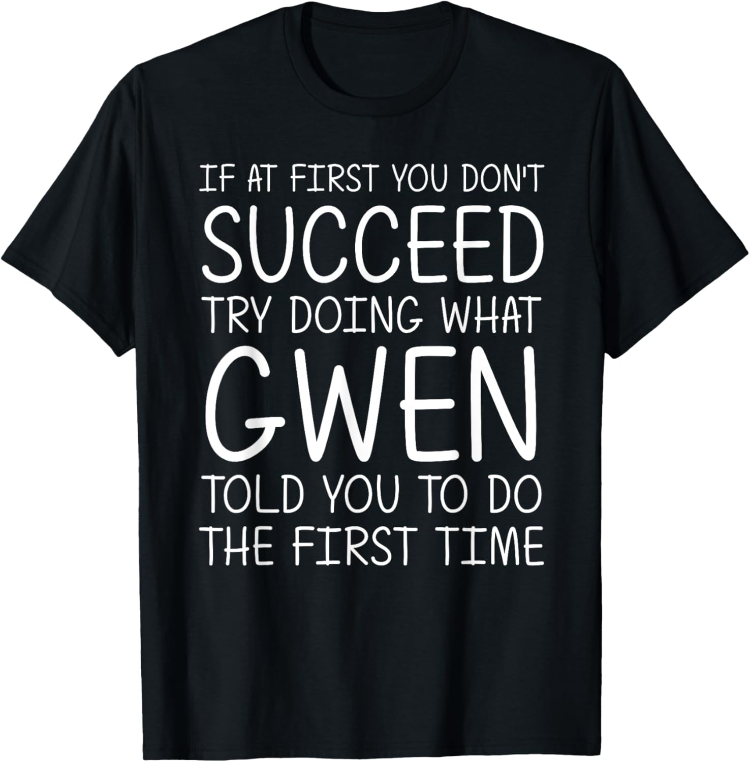 GWEN Gift Name Personalized Birthday Funny Christmas Joke T-Shirt
