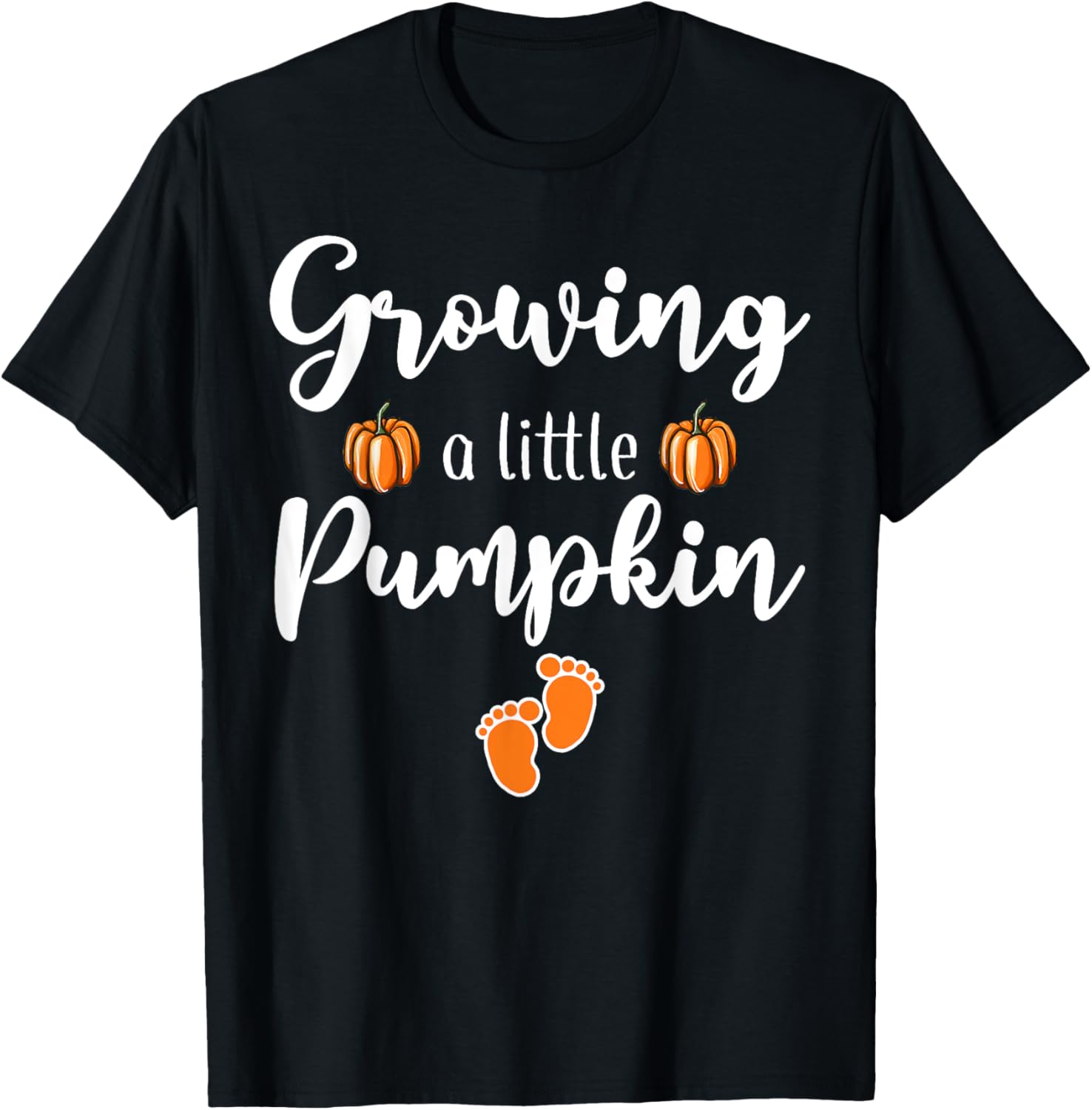 Growing A Little Pumpkin Thanksgiving Pregnancy Announcement T-Shirt
