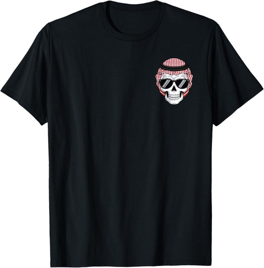 Halloween Skull Shemagh - Arab Inspired Design T-Shirt