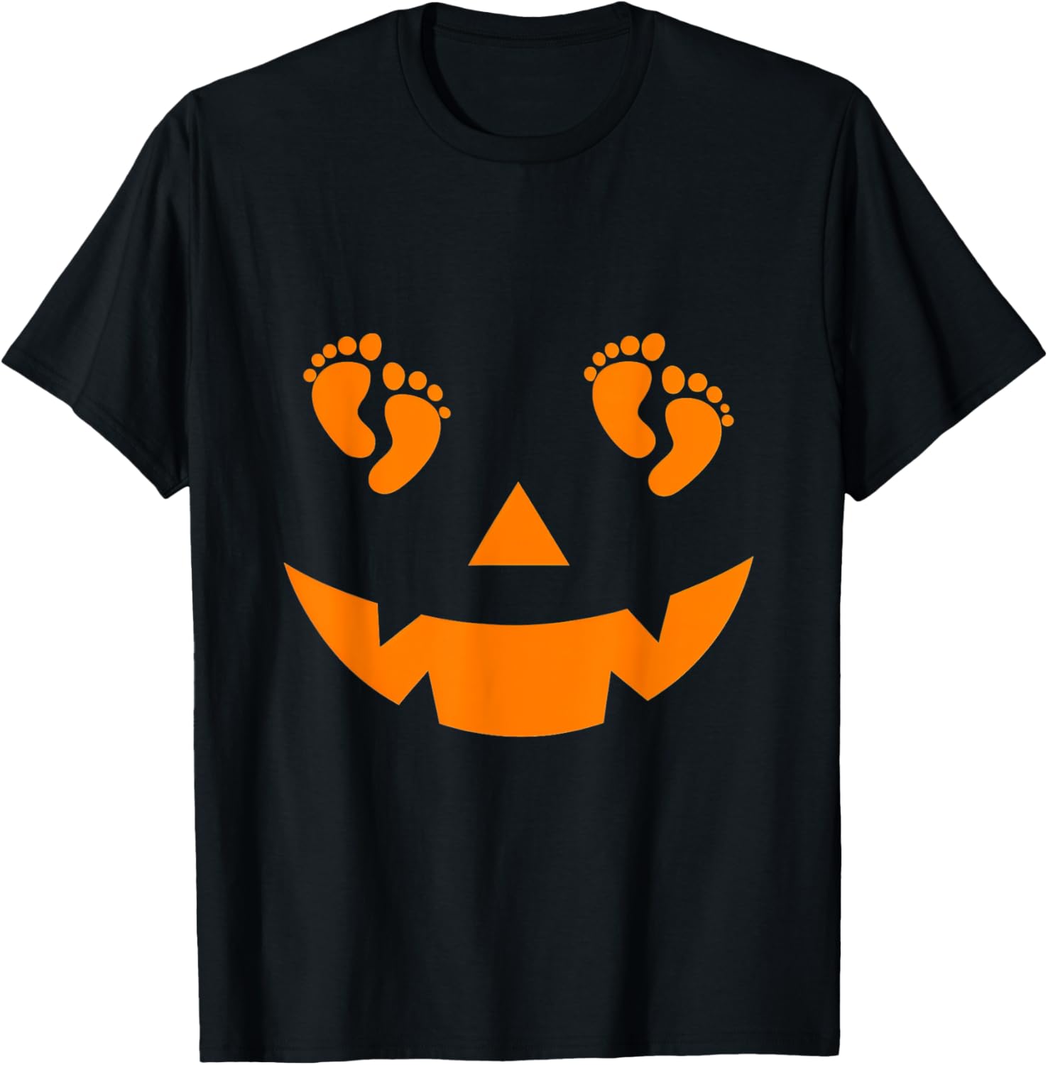 Baby Feet Pumpkin Halloween Nurse Spooky Nurse T-Shirt