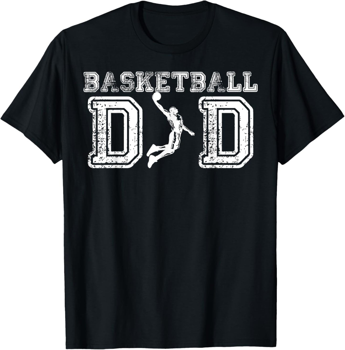 Basketball Dad TShirt Fathers Day Gift For Daddy Papa Father T-Shirt