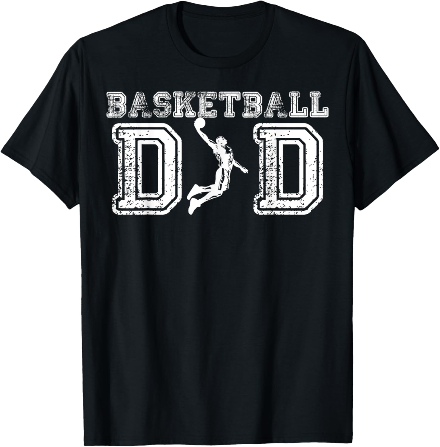 Basketball Dad TShirt Fathers Day Gift For Daddy Papa Father T-Shirt