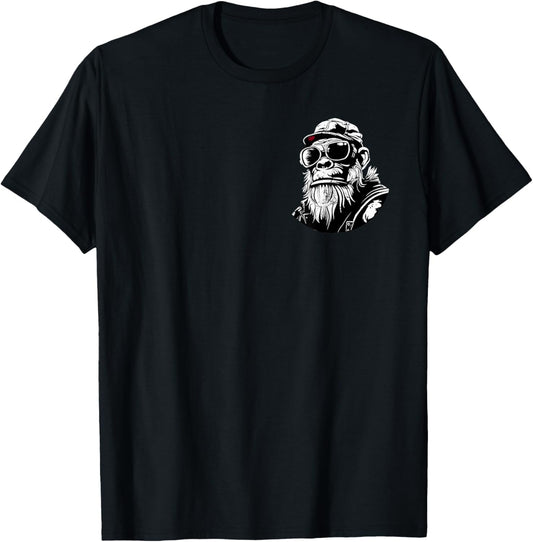 Grumps Like A Regular Grandpa Only Grumpier Monkey T-Shirt