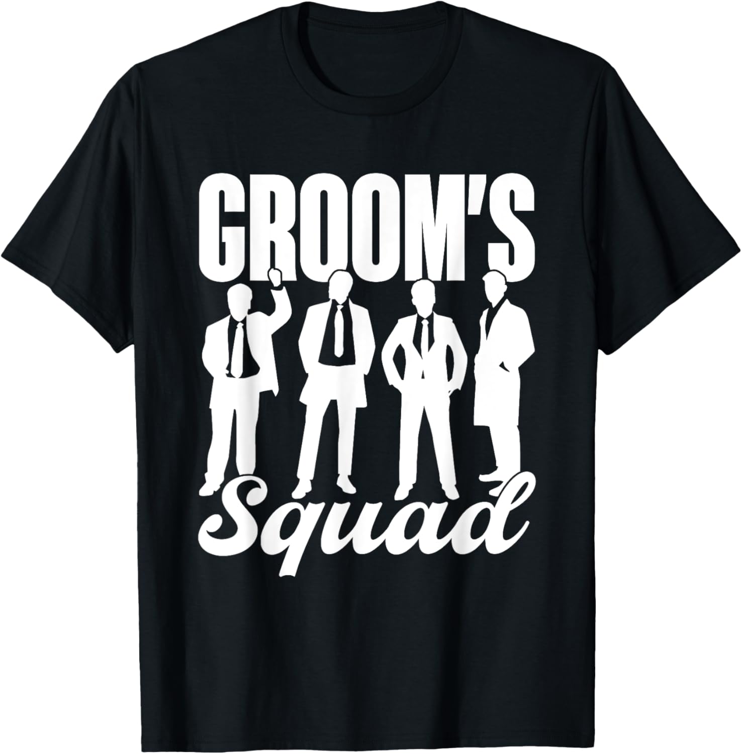 Groom's Squad Team Bride Groom Party Bachelor T-Shirt