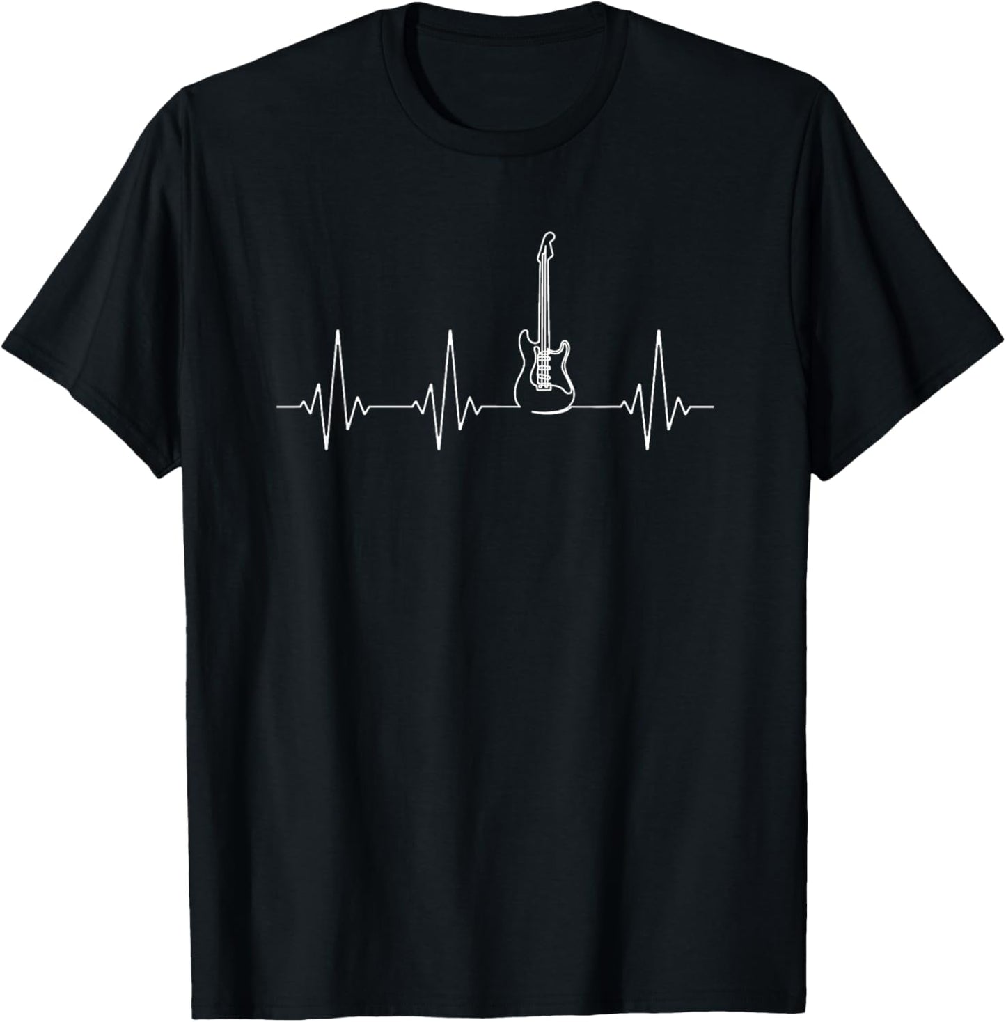 Guitar heartbeat music instrument for guitarist T-Shirt