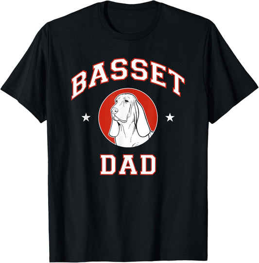 Basset Hound Dad Dog Father T-Shirt
