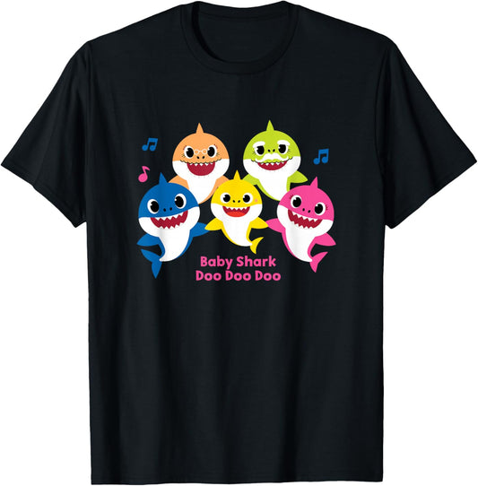 Baby Shark Family Swim Doo Doo Doo T-Shirt