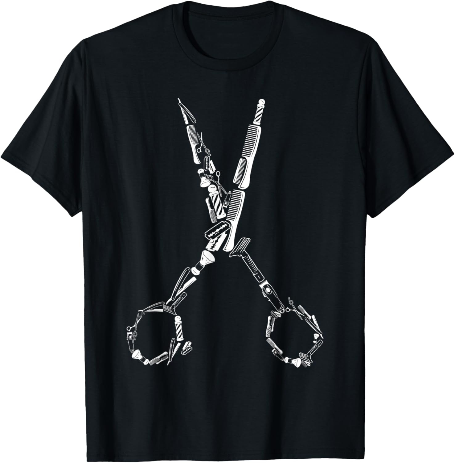 Barber Hairdresser For Barbershop Owner Gift Haircut Stylist T-Shirt
